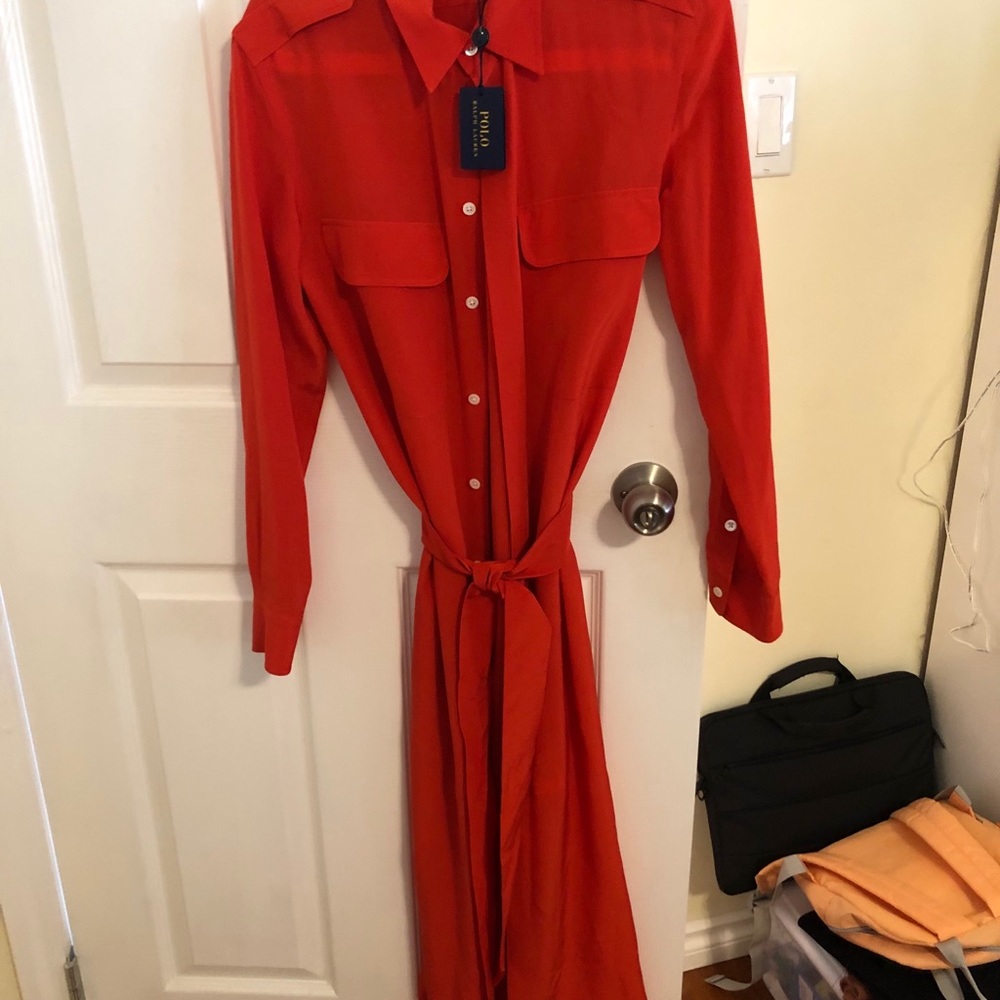 Polo new dress/silk
